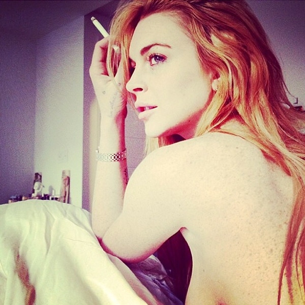 Lindsay Lohan, Instagram