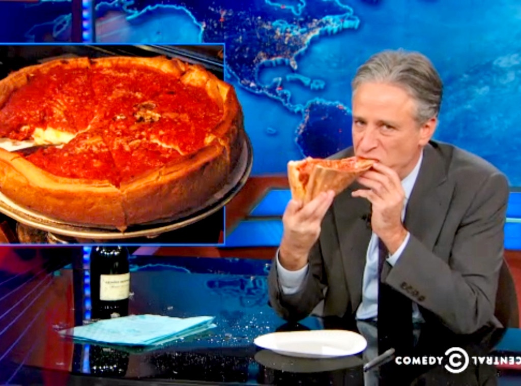 Jon Stewart, Daily Show, Pizza
