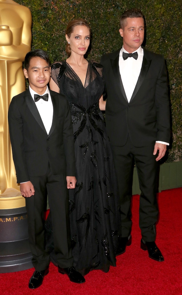 Angelina Jolie, Brad Pitt, Maddox Jolie-Pitt 