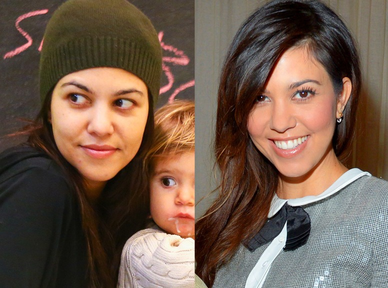 Kourtney Kardashian, Makeup