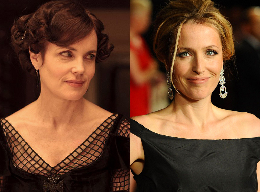 Elizabeth McGovern, Gillian Anderson, Downton Abbey