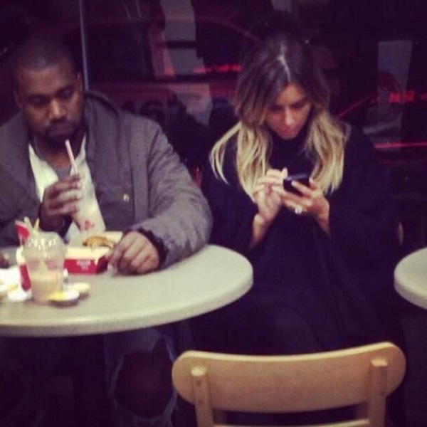 Kanye West, Kim Kardashian, Instagram
