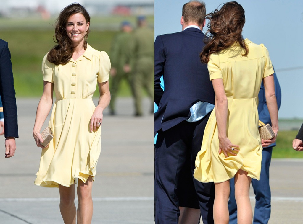 Kate Middleton Nearly Flashes Her Underwear in Public—See the Pic! | E ...
