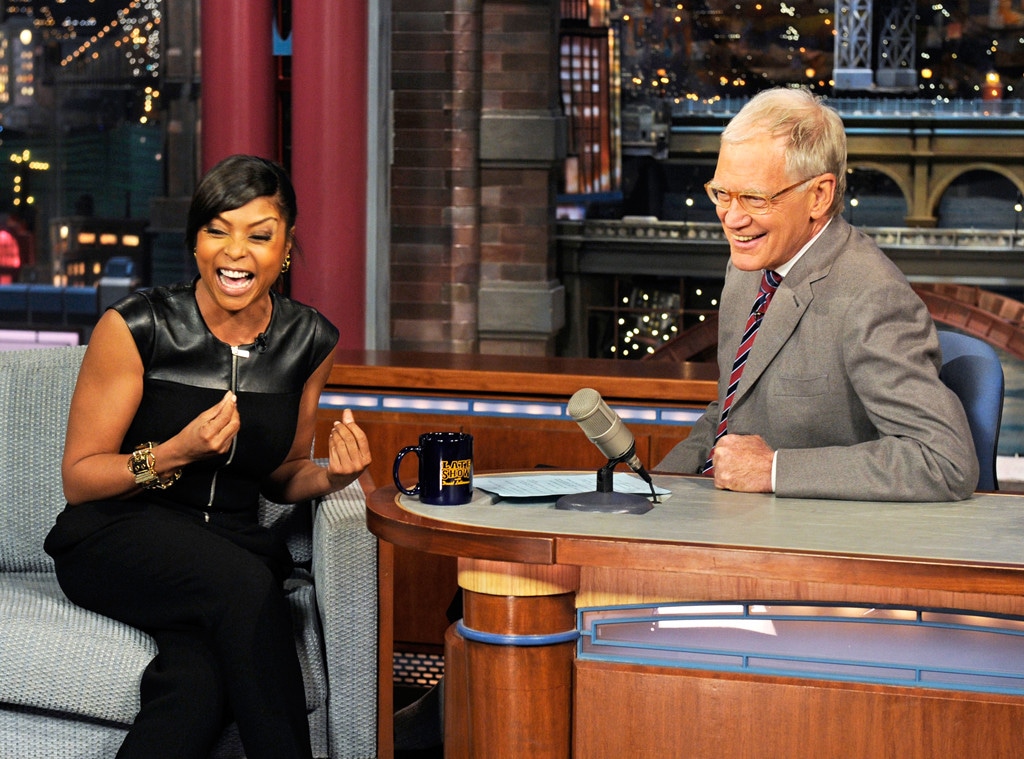 Taraji P. Henson, David Letterman