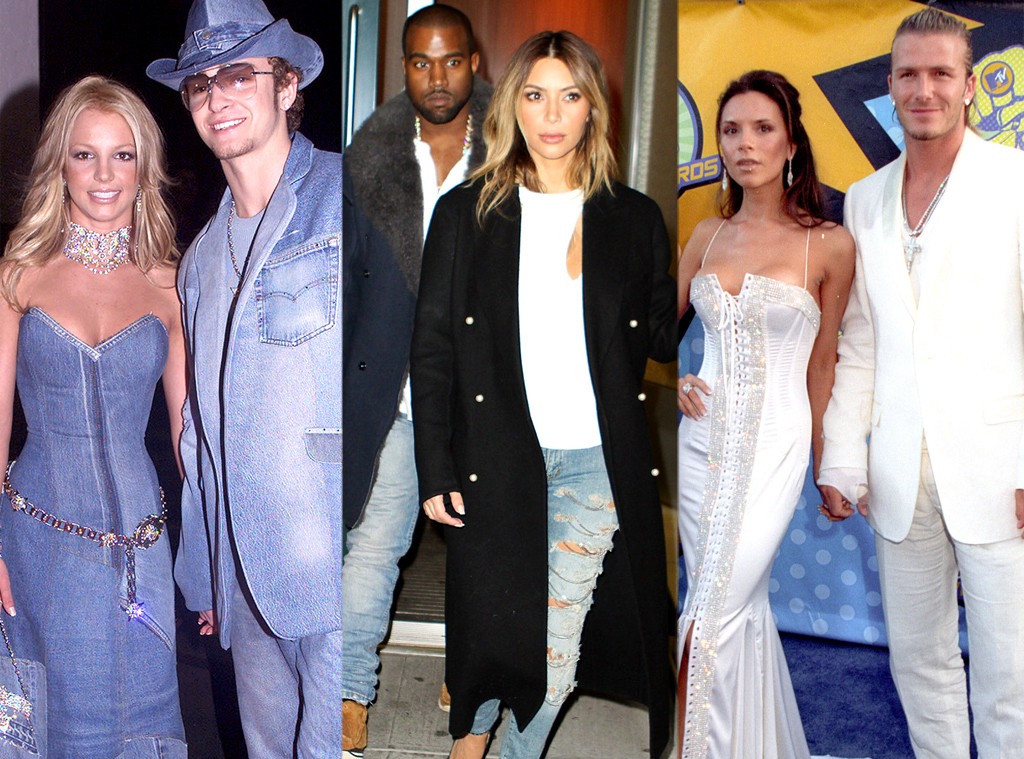 Justin Timberlake, Britney Spears, Kanye West, Kim Kardahsian, David Beckham, Victoria Beckham
