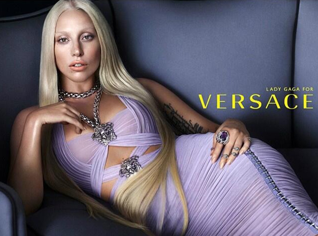 lady gaga in versace