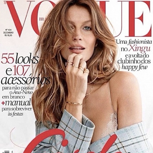 Gisele Bündchen Stuns On The Cover Of Vogue Brazil - E! Online