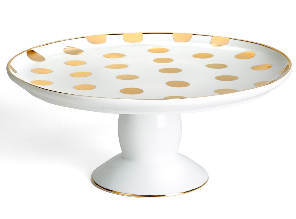 C. Wonder Polka Dot Cake Stand from Hostess Gift Guide 2013 E! News