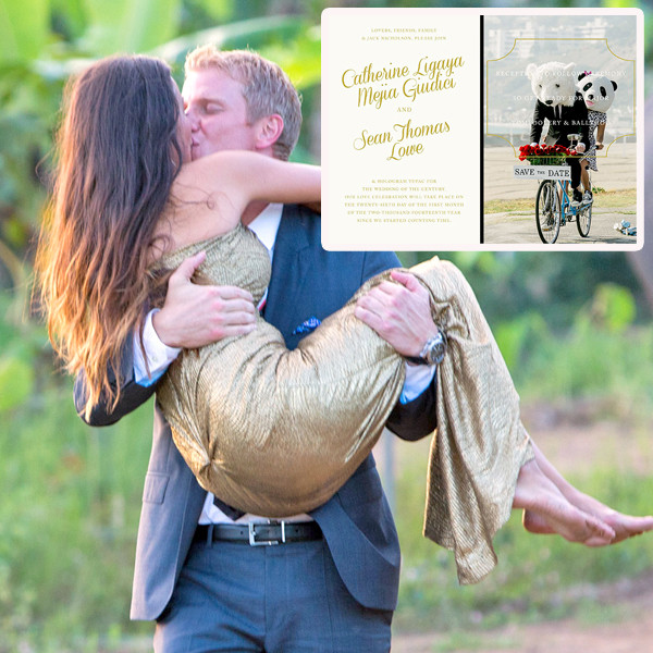 See Sean Lowe & Catherine Giudici's SavetheDate Wedding Cards! E