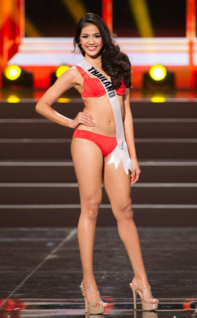 Miss Thailand from 2013 Miss Universe Swimsuit Competition E! News
