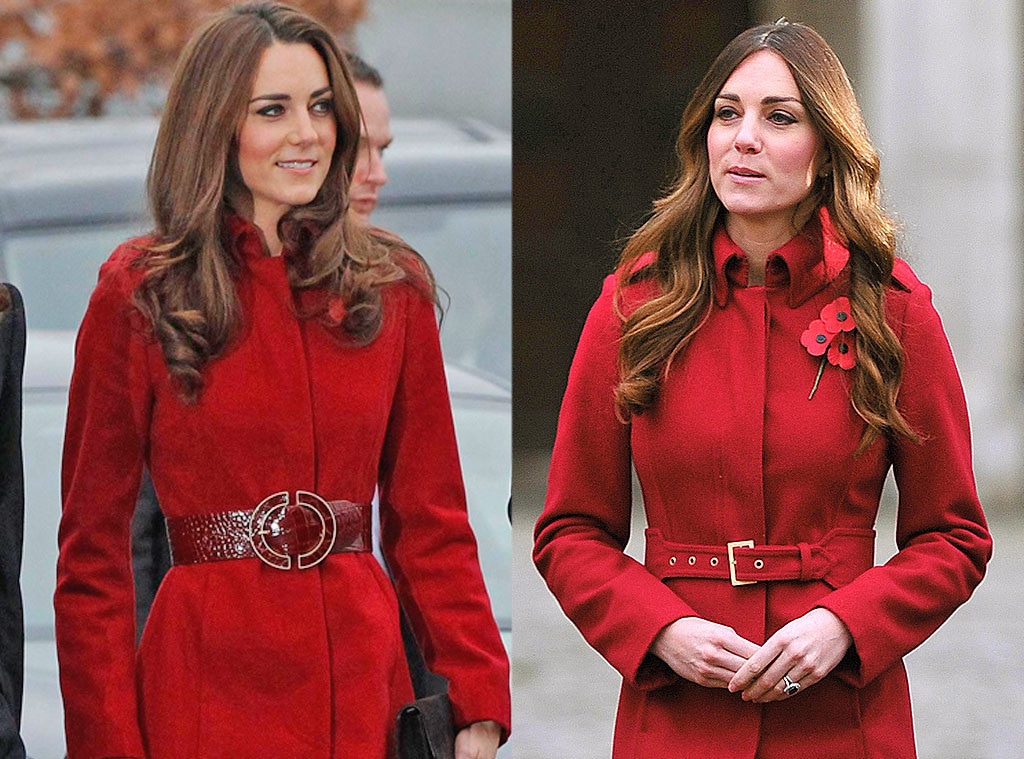 Kate Middleton, Duchess of Cambridge, Red Coat