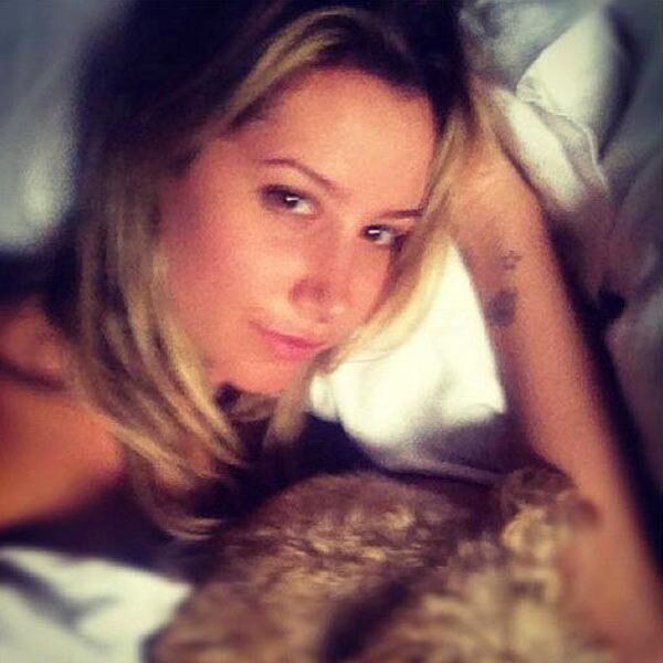 Ashley Tisdale from Sleeping Celebrities E! News