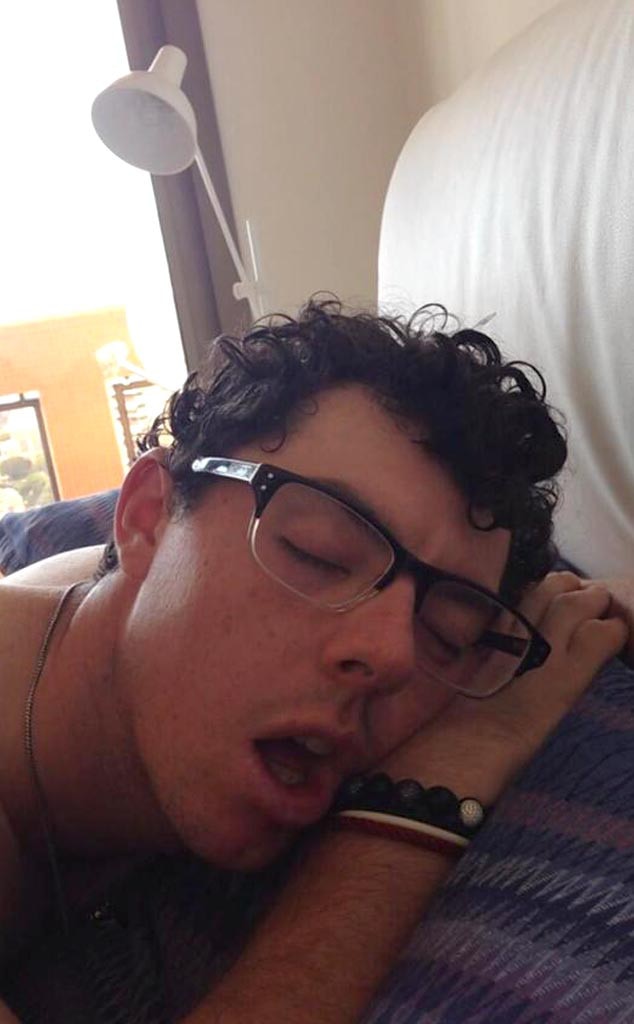 Rory McIlroy from Sleeping Celebrities E! News