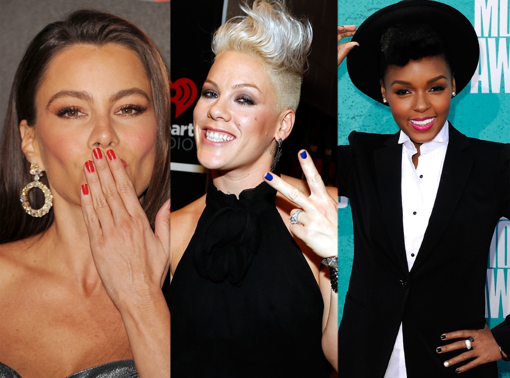 Stay Brilliant With Red Carpet Ready Nails, Like Sofia Vergara and Pink -  E! Online