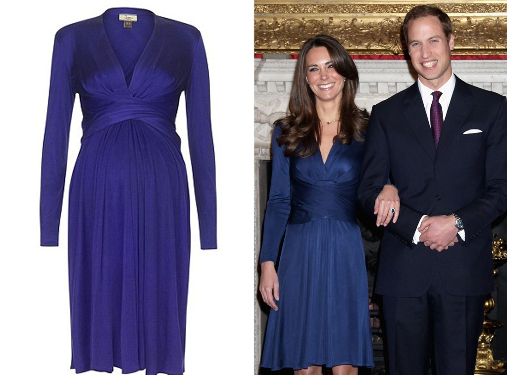 Kate Middleton's Engagement Dress: Now in Maternity Sizes Kate Middleton's Engagement Dress: Now in Maternity Sizes