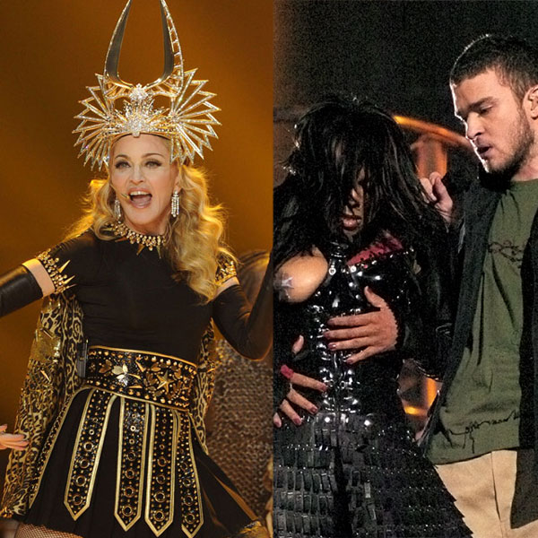 Madonna, Janet Jackson, Justin Timberlake, Beyonce 