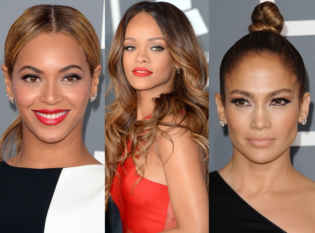 Rihanna, Jennifer Lopez, Beyonce, Grammys