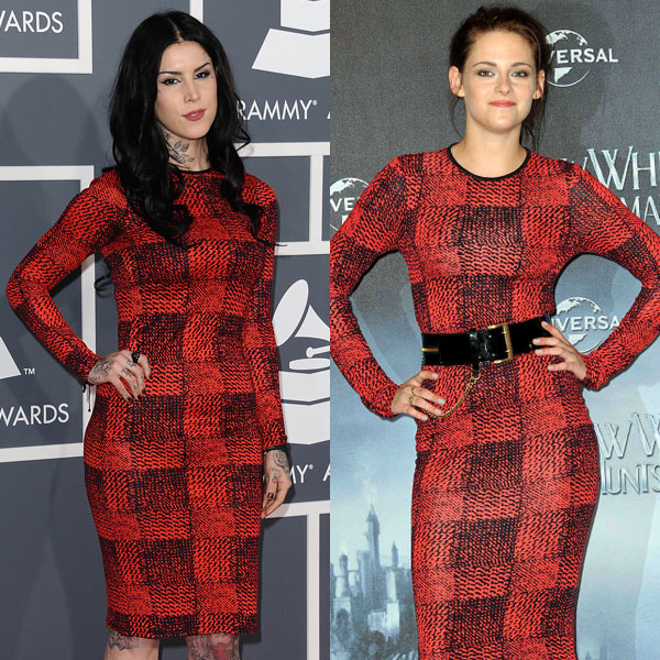 Kat Von D and K. Stew: Twinsies?