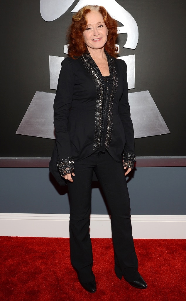 Bonnie Raitt from 2013 Grammys Arrivals E! News