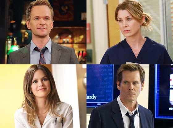 Neil Patrick Harris, How I Met Your Mother, Ellen Pompeo, Grey’s, Kevin Bacon, The Following, Rachel Bilson, Hart of Dixie