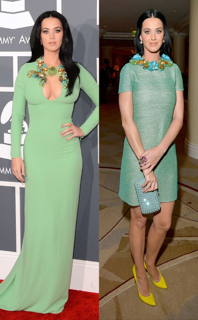 Katy Perry Covers Up for a Grammys After-Party Katy Perry Covers Up for a Grammys After-Party