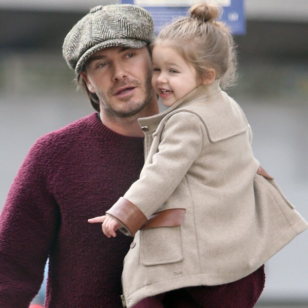 Harper And David Beckham Wear Matching Outfits! - E! Online