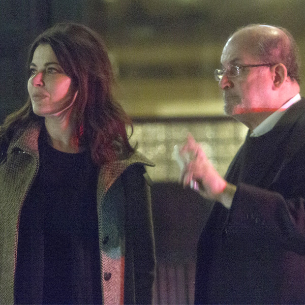 Nigella Lawson Has Dinner With Salman Rushdie E Online Uk