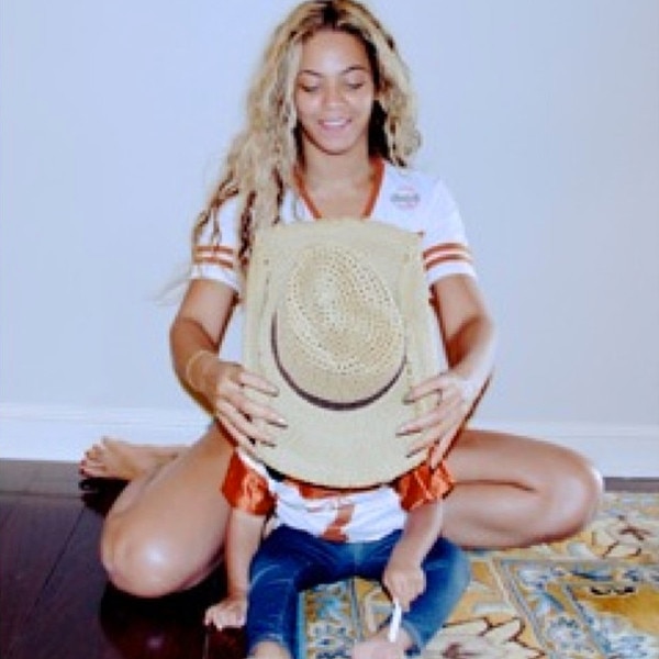 beyonce blue cowboy hat