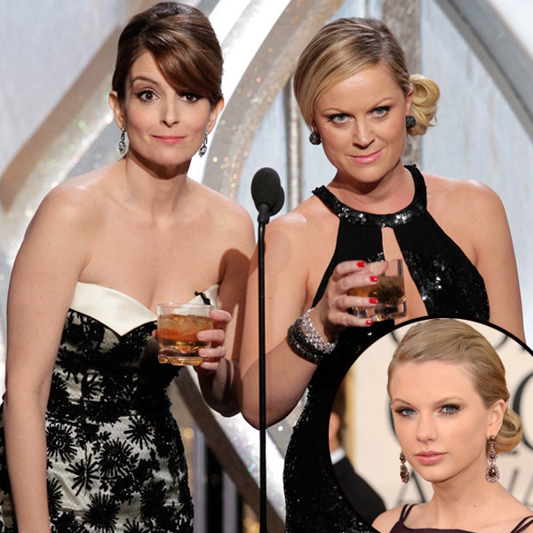 Tina Fey & Amy Poehler vs. Taylor Swift: Round 2 at the 2014 Globes