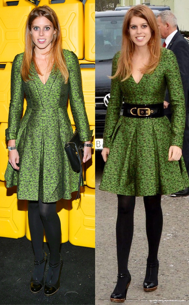 Princess Beatrice Recycles Jonathan Sanders Dress Princess Beatrice Recycles Jonathan Sanders Dress