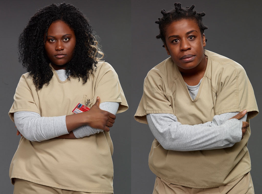 Danielle Brooks as Taystee & Uzo Aduba as Crazy Eyes, Orange is the New