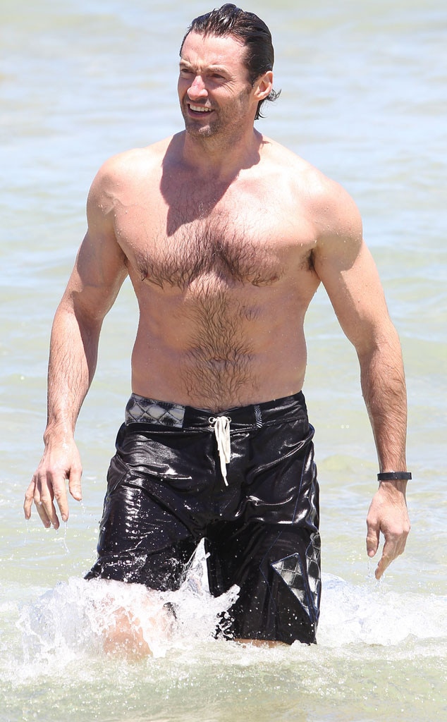 Hugh Jackman From Skinny Dipping Celebs E News