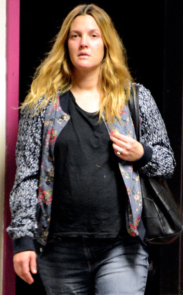 drew barrymore casual style