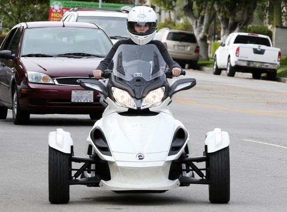 Miley Cyrus Takes Her $25,000 Three-Wheeler for a Spin | E ...