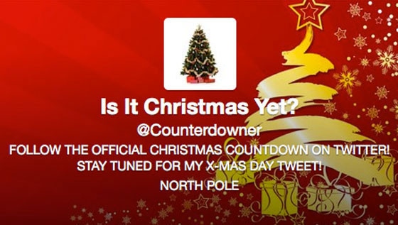 Christmas Counterdown Twitter