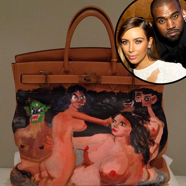 North West Painted a Birkin Bag for Kim Kardashian's Birthday – The  Hollywood Reporter
