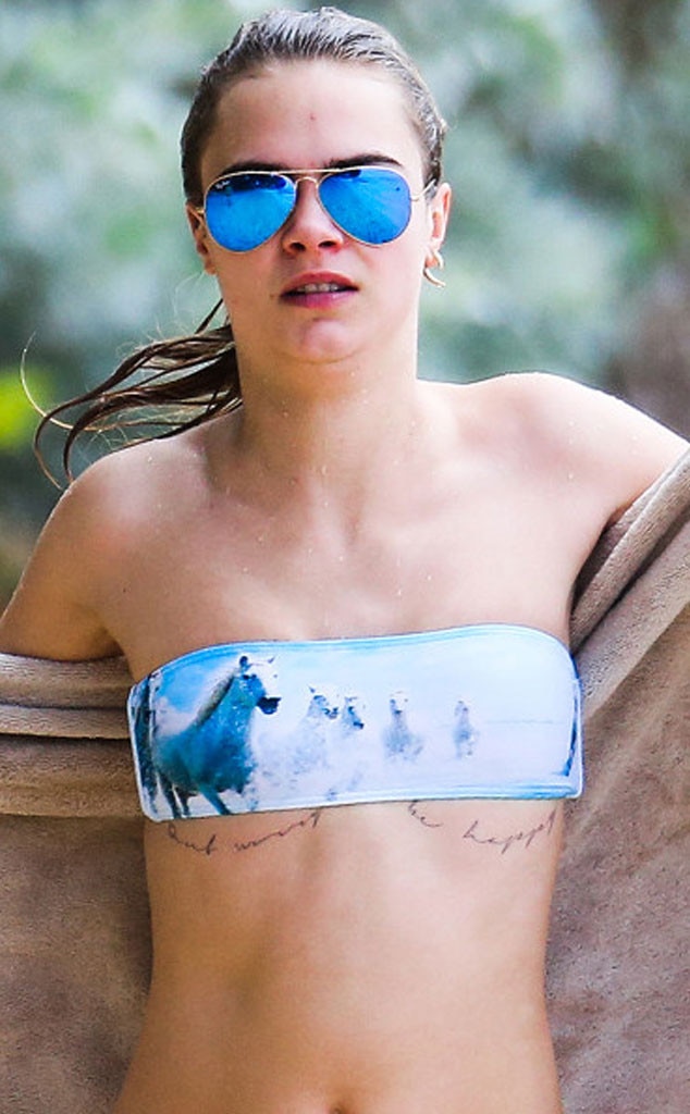 A Rundown of Every One of Cara Delevingnes Tattoos