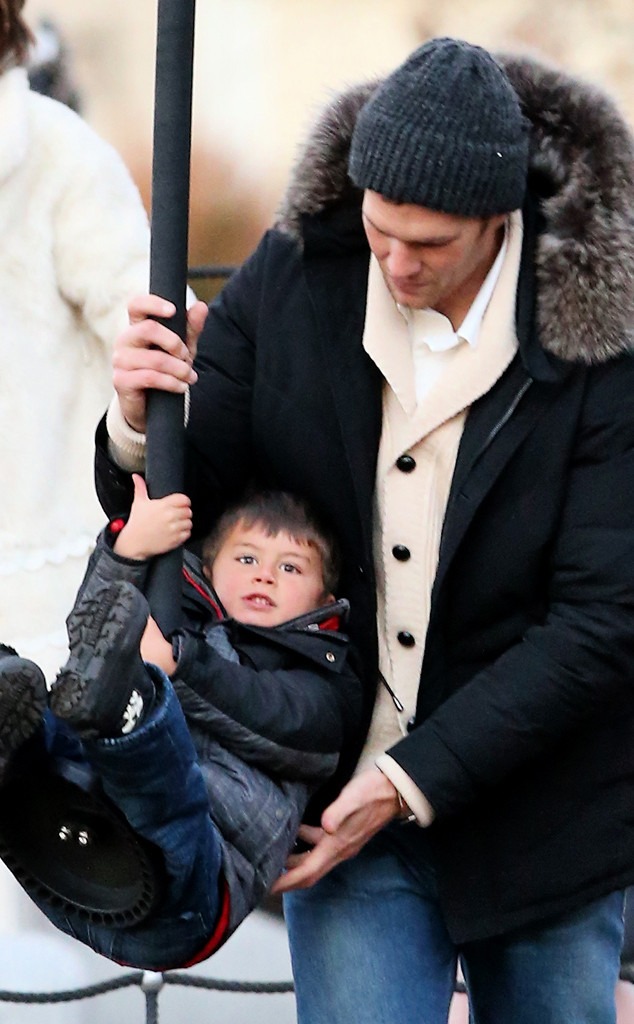 Tom Brady Smooches Son Benjamin During A Bonding Day Out In Boston--see 