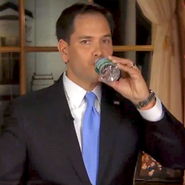 Marco Rubio Takes a Sip of Water: See It From Every Angle! - E! Online