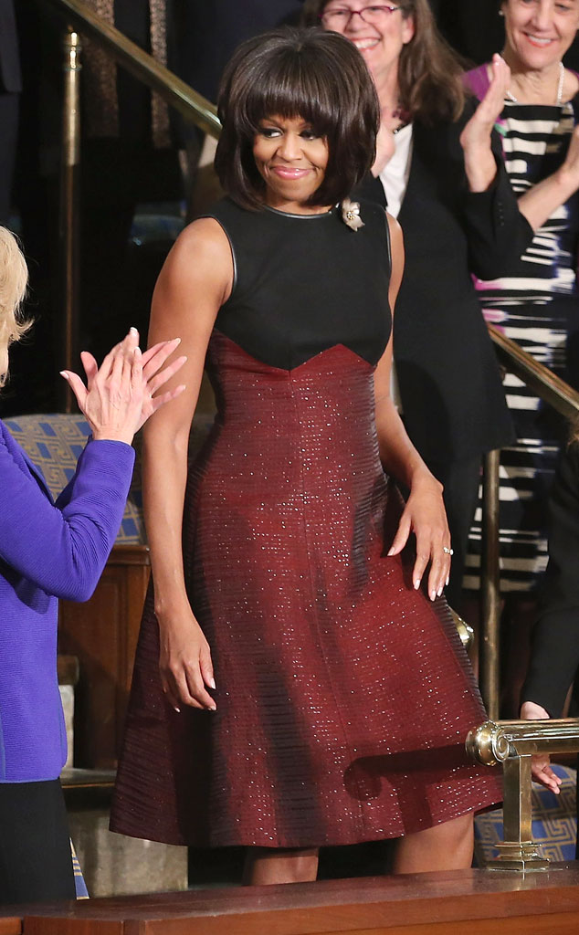 Sparkly Red From Michelle Obamas Best Looks E News