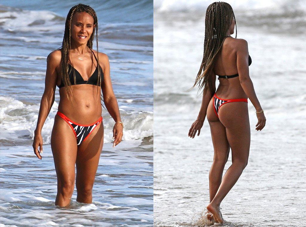 Jada Pinkett Smith Wears Thong Bikini in Hawaii