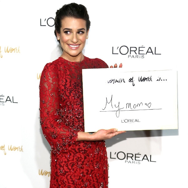 Lea Michele Stuns at L Oreal Paris Event