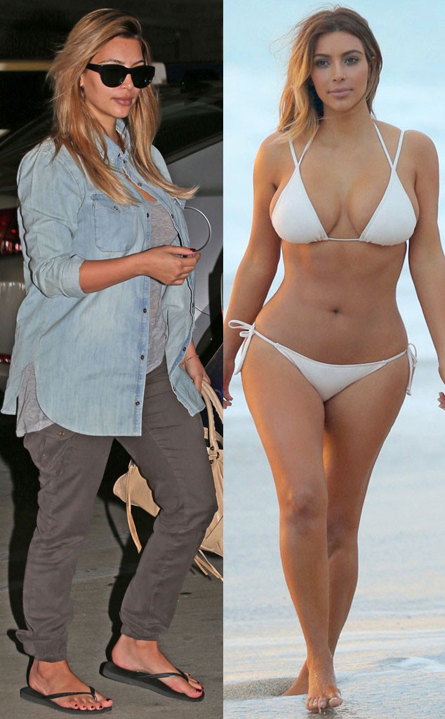 Kim Kardashian From Best Of 2013 Celebrity Slimdowns E News   Rs 634x1024 131230105724 634.kim Kardashian Weightloss 