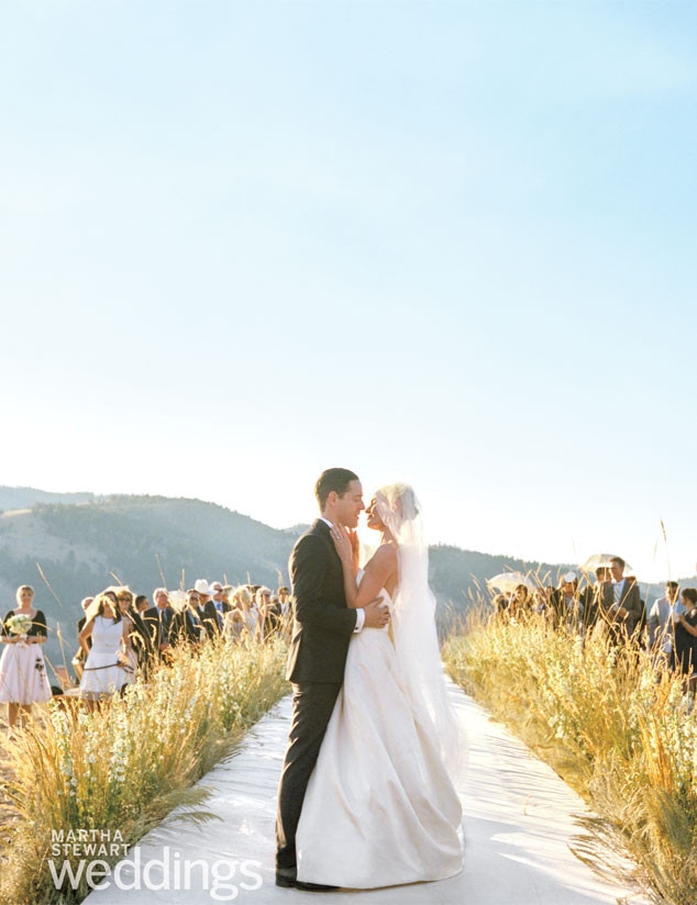 Kate Bosworth, Michael Polish, Martha Stewart Weddings 