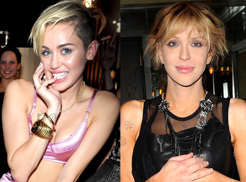 Miley Cyrus, Courtney Love