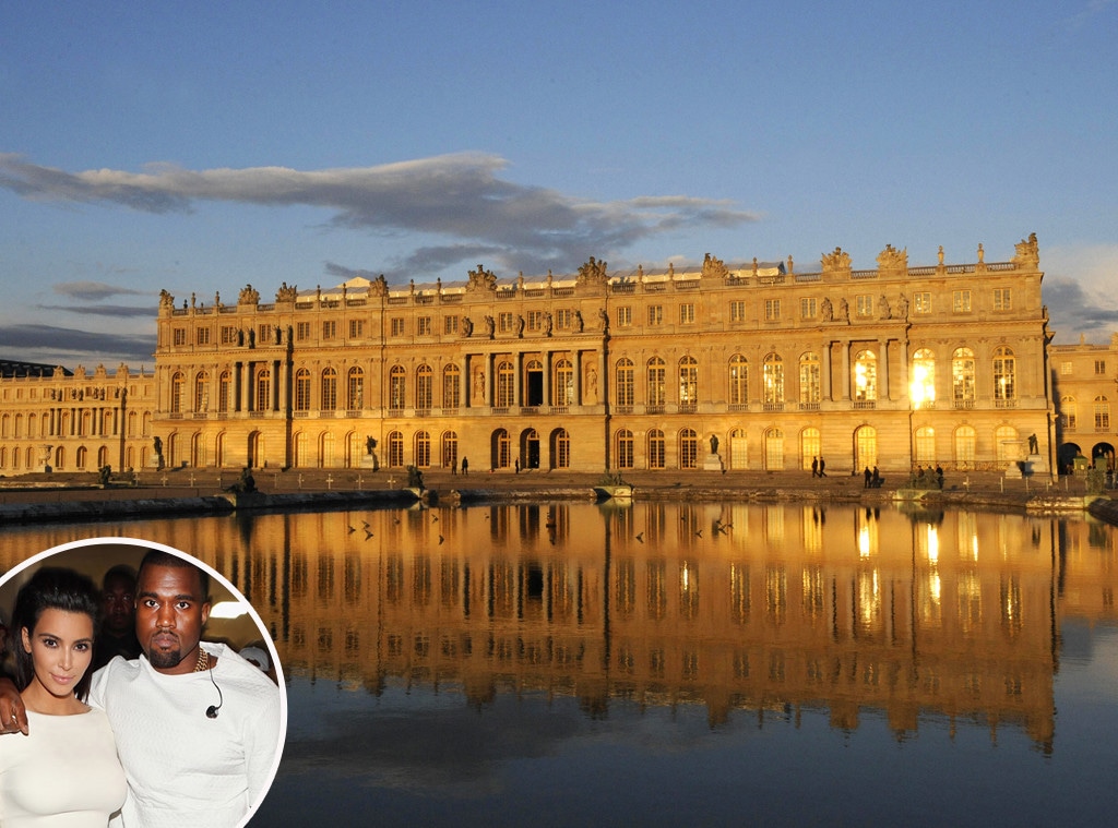 Kim Kardashian, Kanye West, Wedding, Versailles Castle