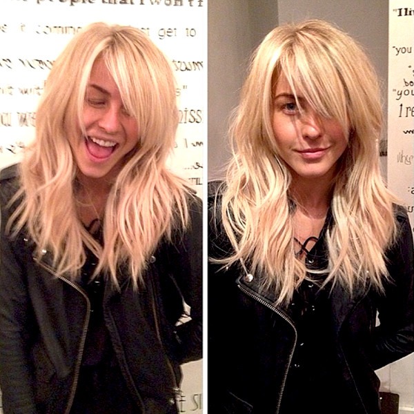 Julianne Hough Gets Hair Extensions See Her Transformation E News