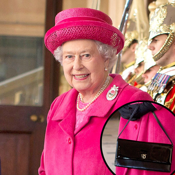 queen elizabeth launer bag