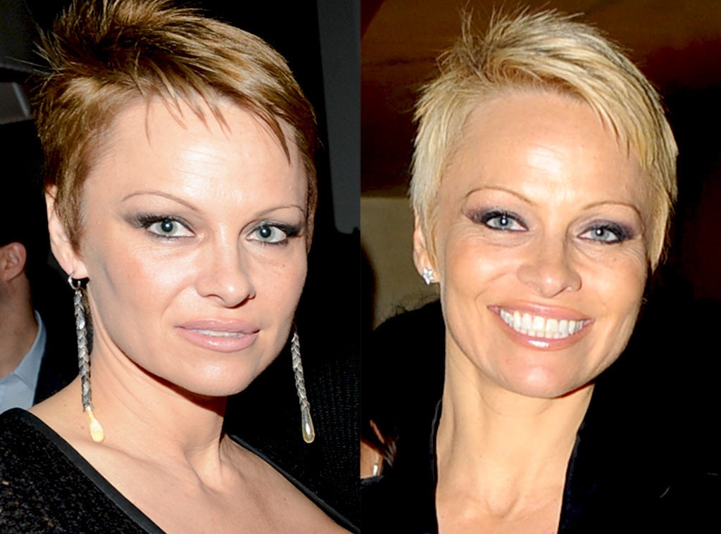 Pamela Anderson, Blonde to Brunette
