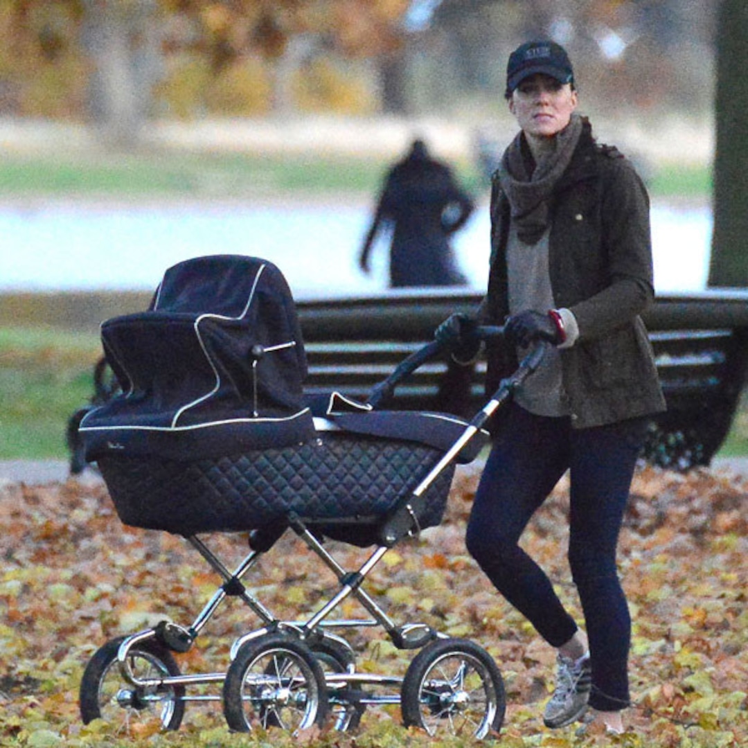 Kate Middleton Takes Prince George For a Stroll - E! Online